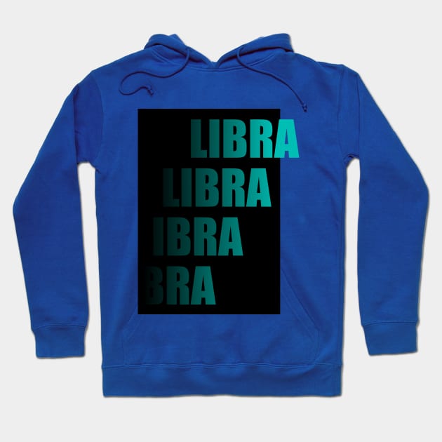 Libra Text Design Hoodie by Introvert Home 